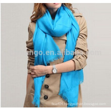 Fashion solid big size plain wool scarf
